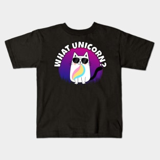 What Unicorn Nuaghty Cat Kids T-Shirt